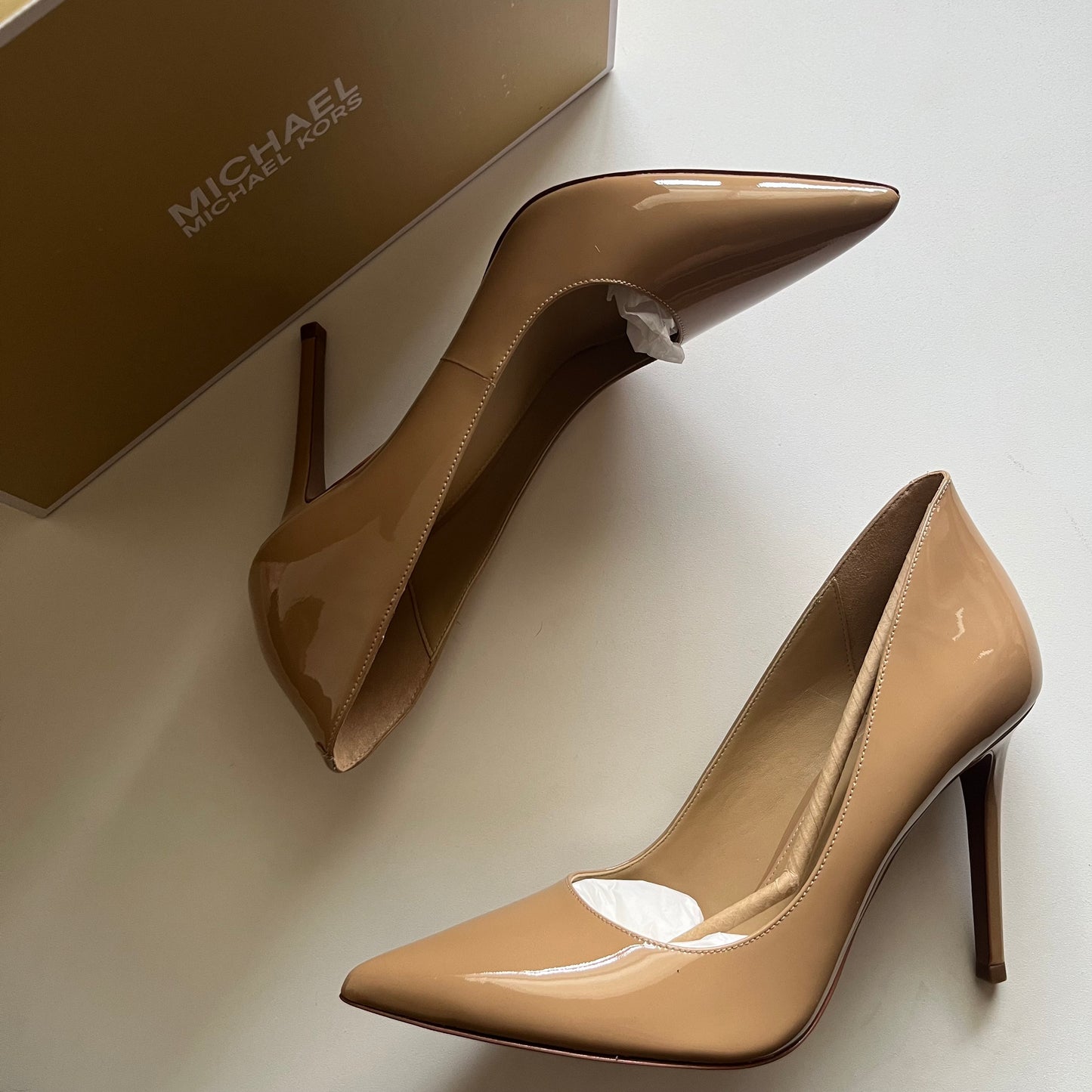 Tan Shoes Heels Stiletto Michael Kors, Size 9.5