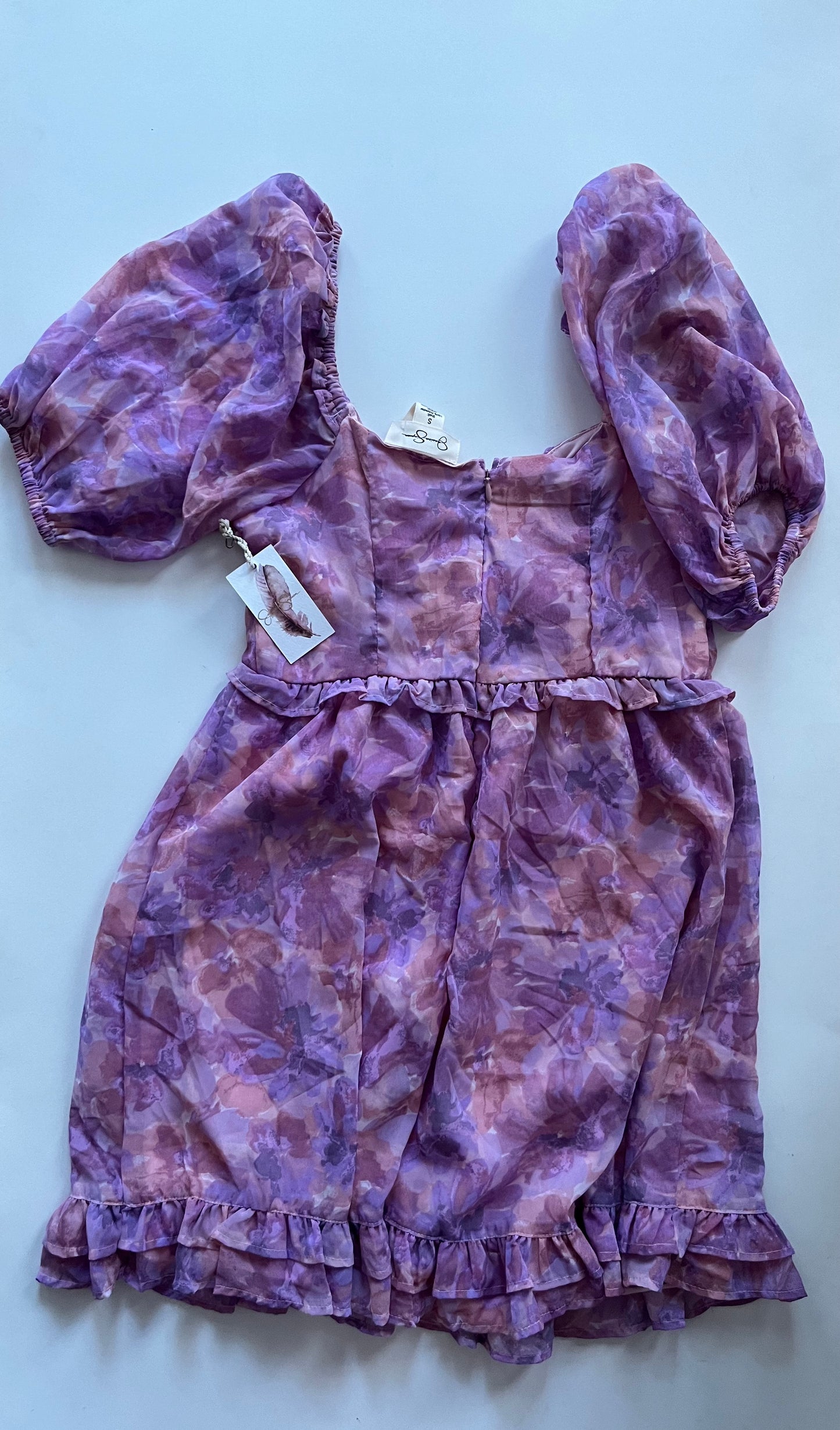 Purple Dress Casual Midi Jessica Simpson, Size S