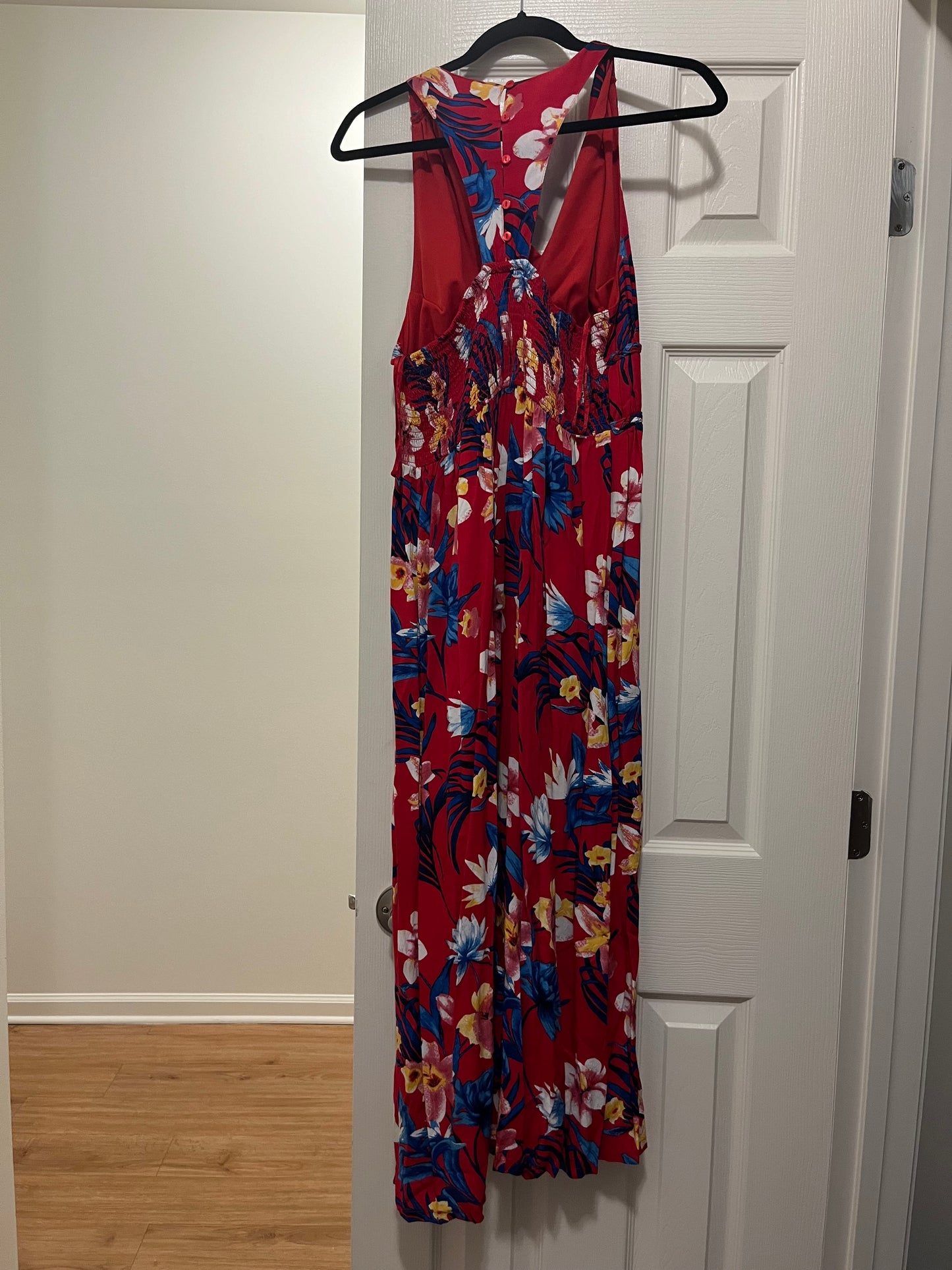 Floral Dress Casual Maxi Japna, Size L