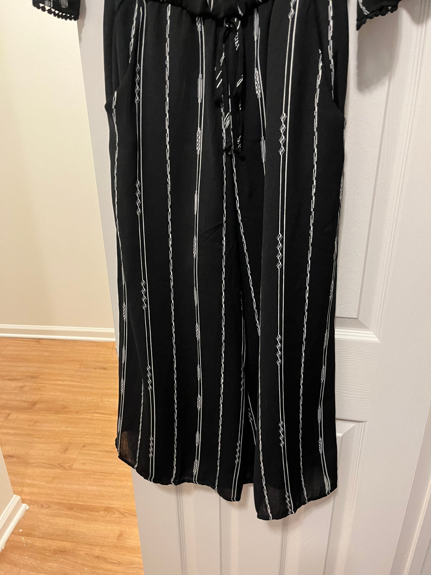 Striped Jumpsuit Luxology, Size 4