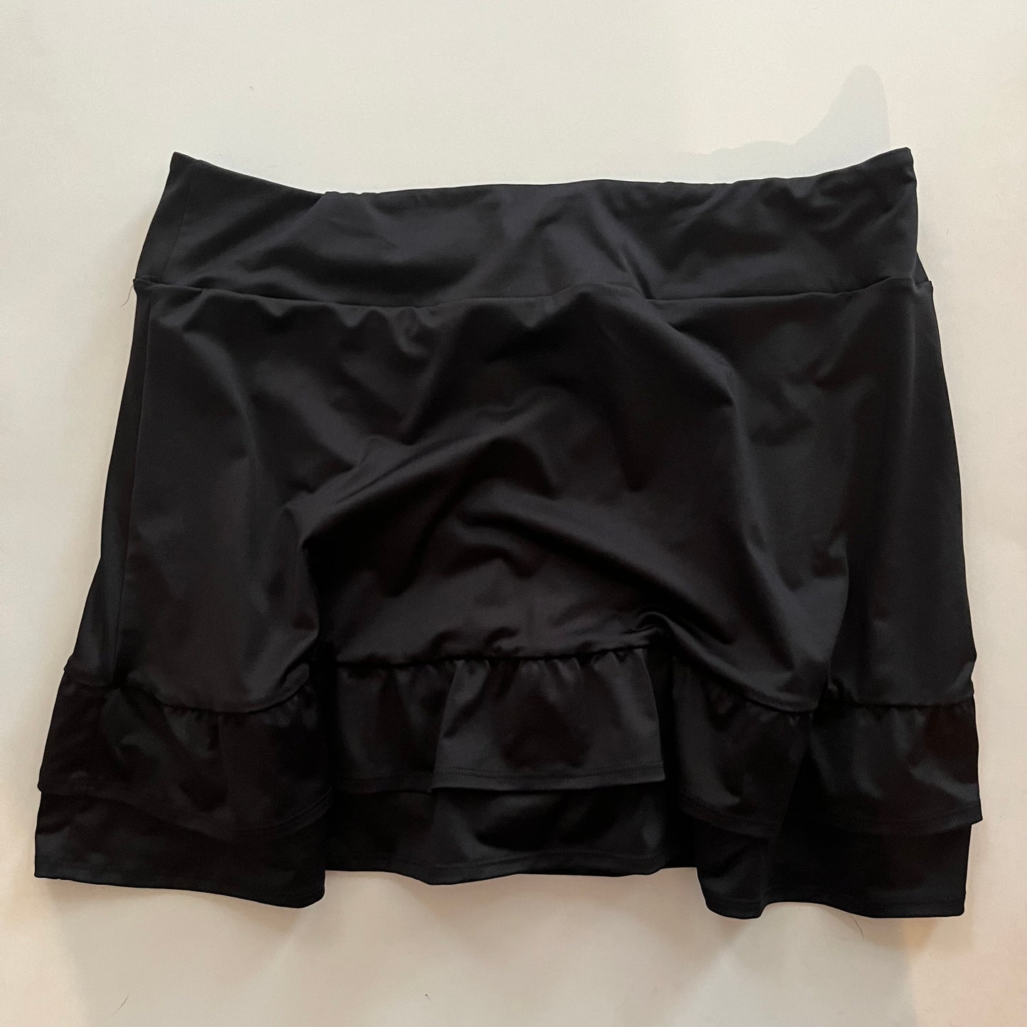 Black Athletic Skirt Skort Crown And Ivy, Size Xl