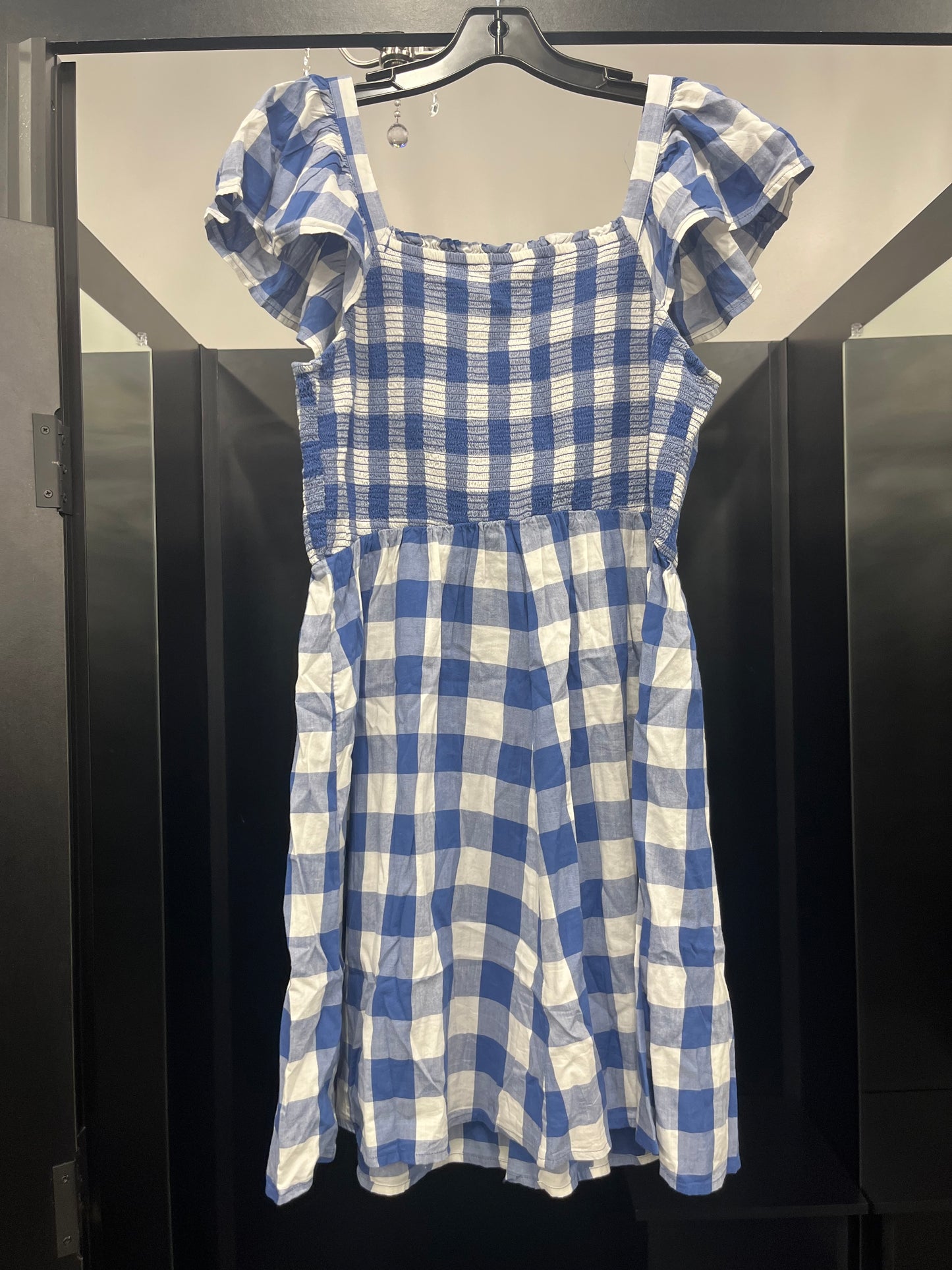 Dress Casual Midi By Old Navy In Blue, Size: L