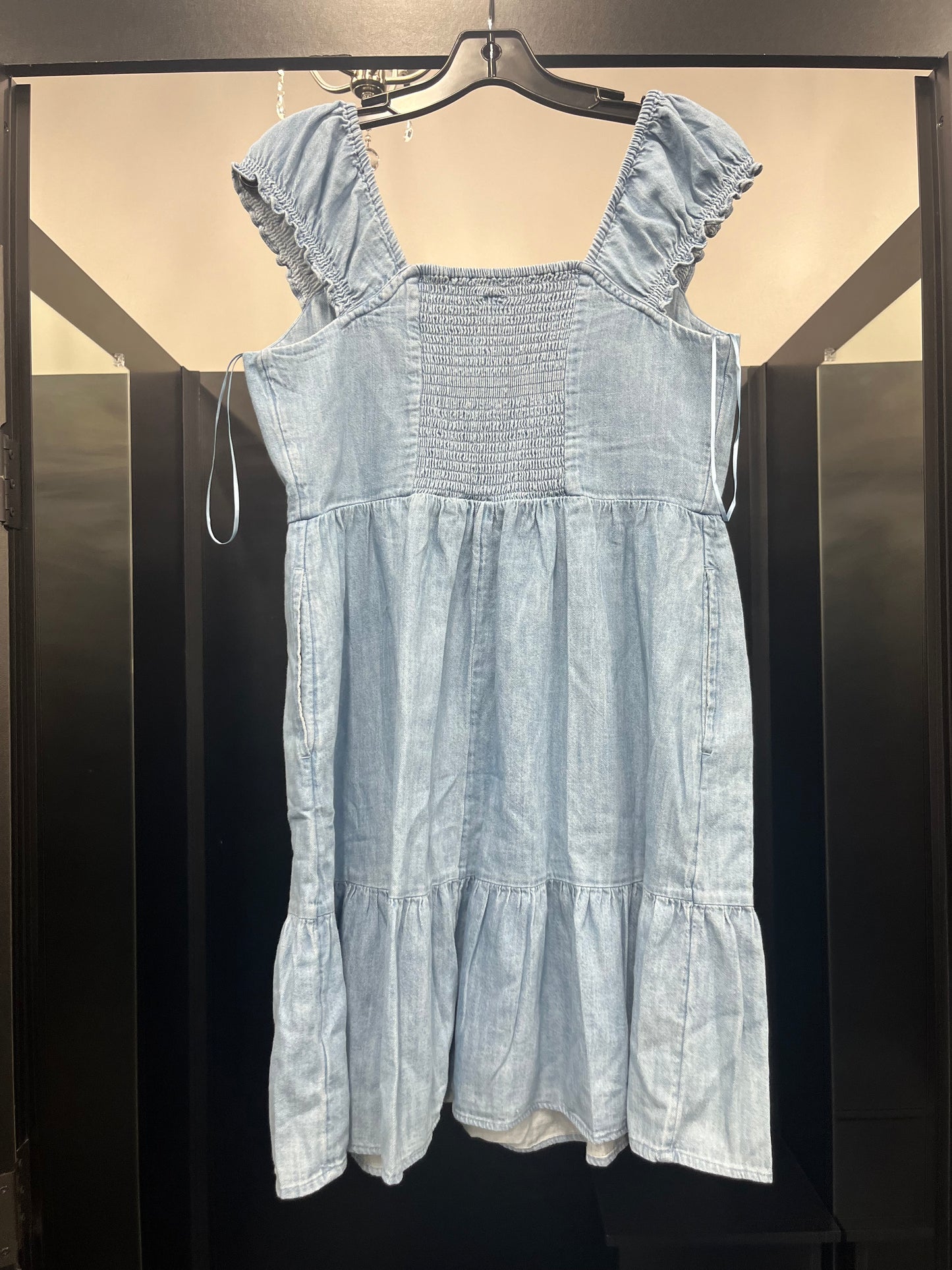 Dress Casual Midi By Old Navy In Blue NWT, Size: M