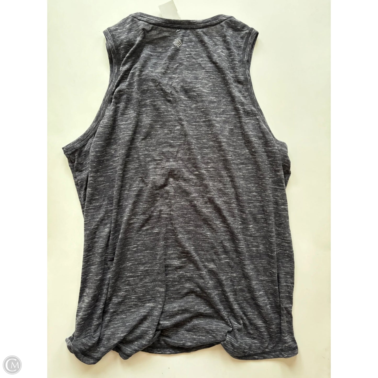 Athletic Tank Top By Zelos In Grey, Size: 2x