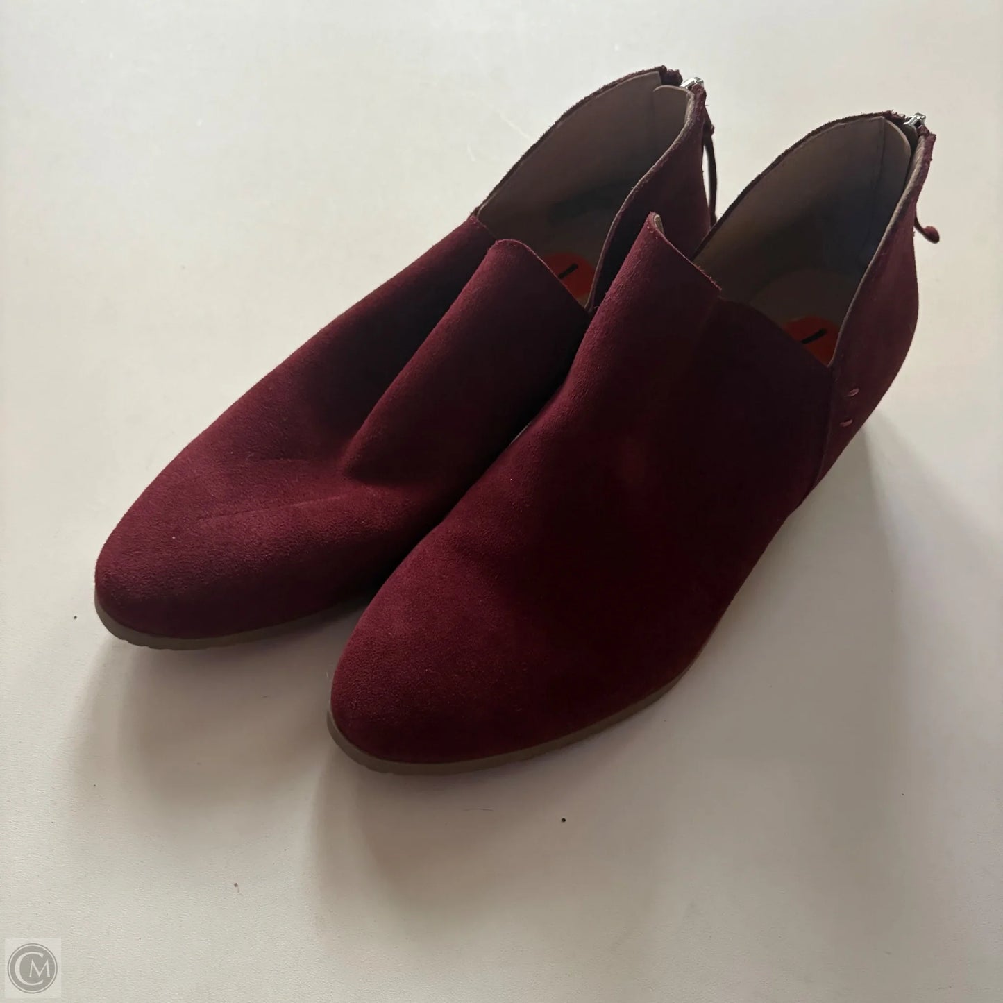 Shoes Heels Block By Kenneth Cole In Maroon, Size: 7