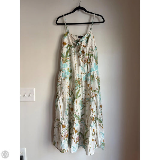Dress Casual Midi By Vineyard Vines In Green, Size: Xs