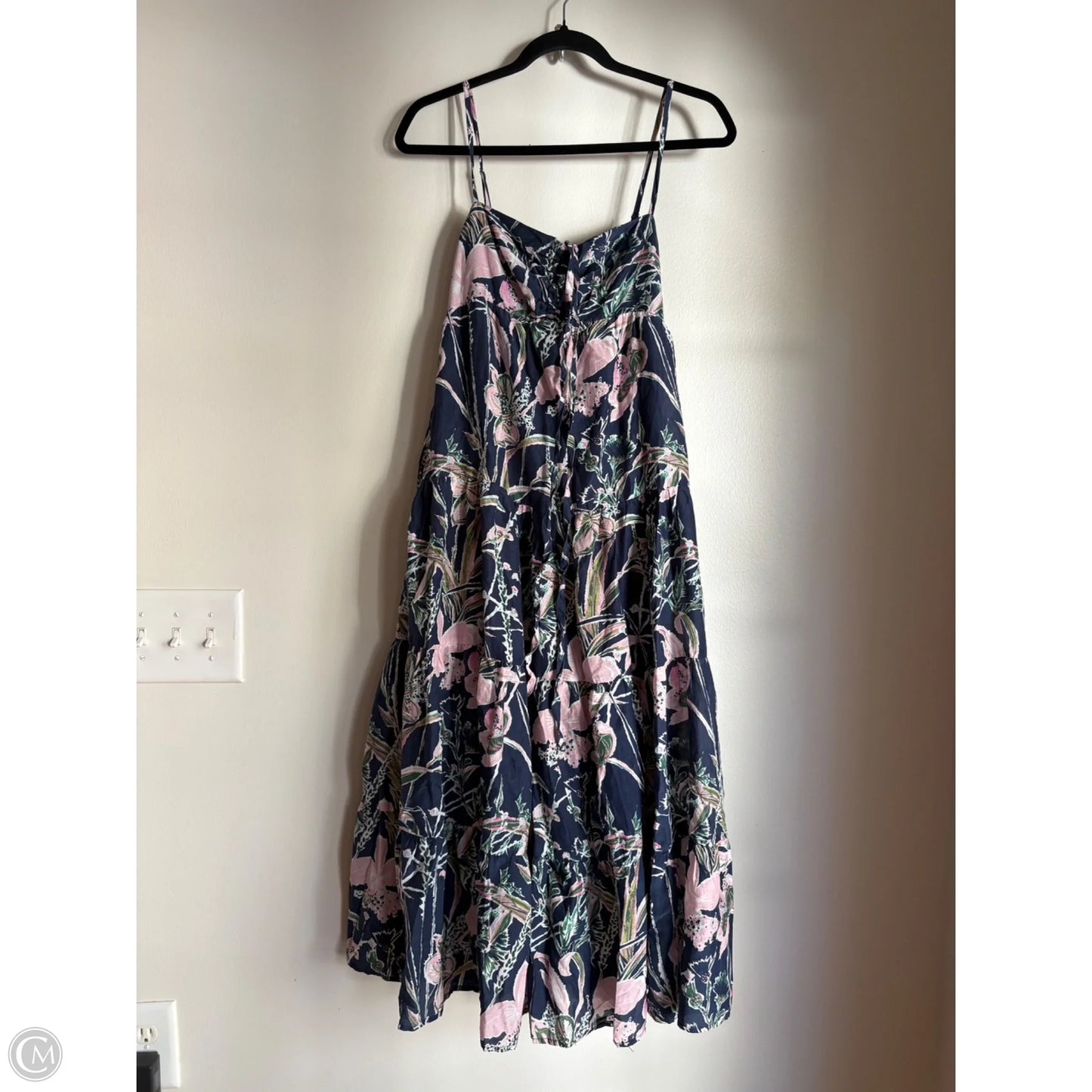 Dress Casual Midi By Vineyard Vines In Blue, Size: Xs