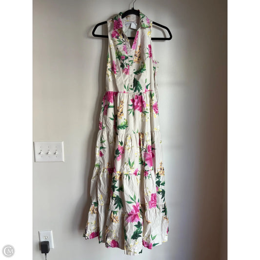 Dress Casual Midi By Vineyard Vines In Green, Size: 4