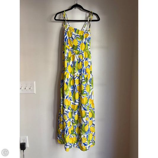 Dress Casual Midi By Cma In Yellow, Size: Xs