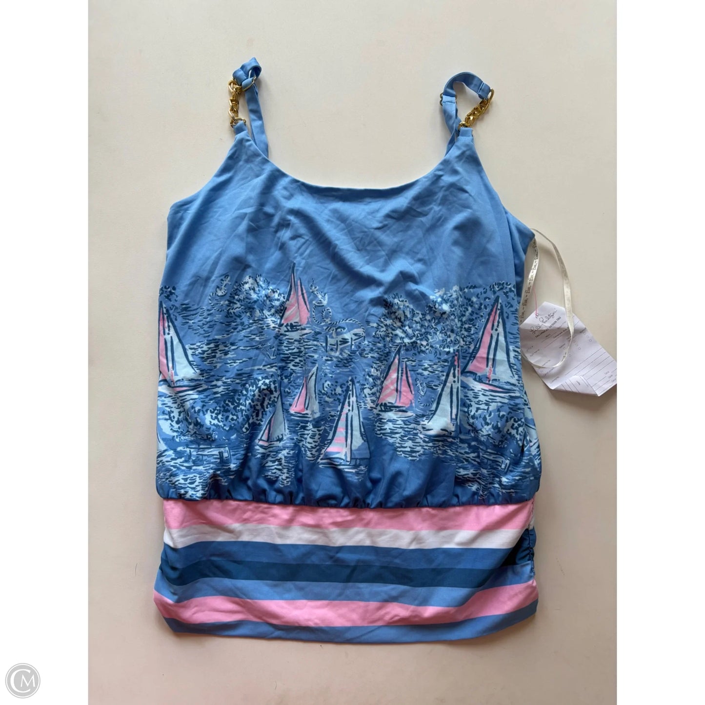 Top Sleeveless Designer By Lilly Pulitzer In Blue, Size: S