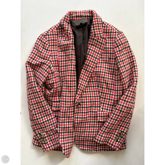 Blazer By Talbots In Plaid Pattern, Size: 12p