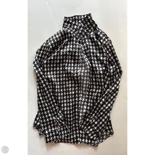 Blouse Long Sleeve By floral & ivy In Black, Size: Xl