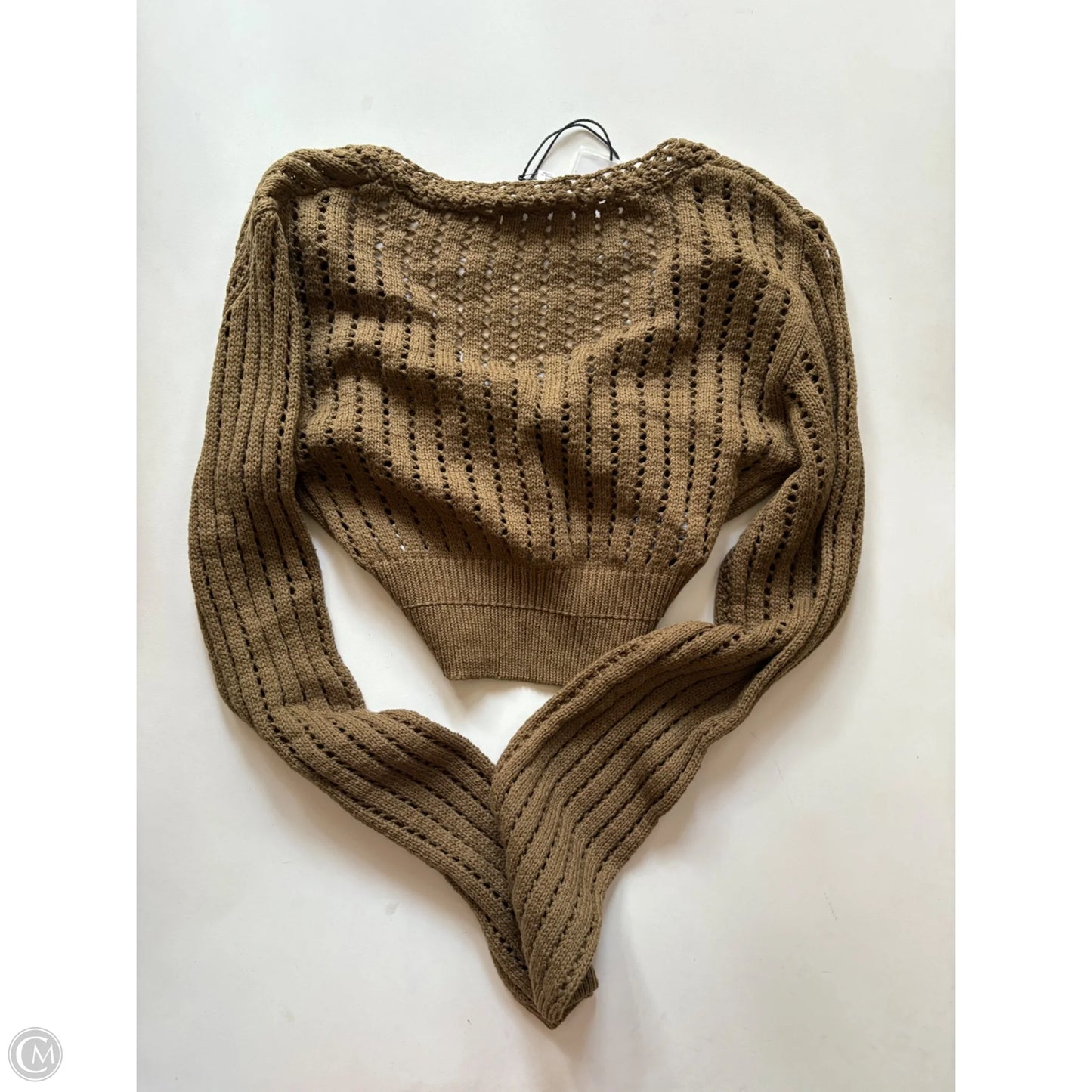 Blouse Long Sleeve By Mable In Green, Size: S