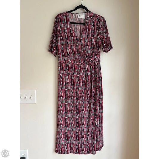 Dress Casual Midi By chaus In Multi-colored, Size: L
