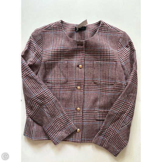 Blazer By Talbots In Plaid Pattern, Size: 16
