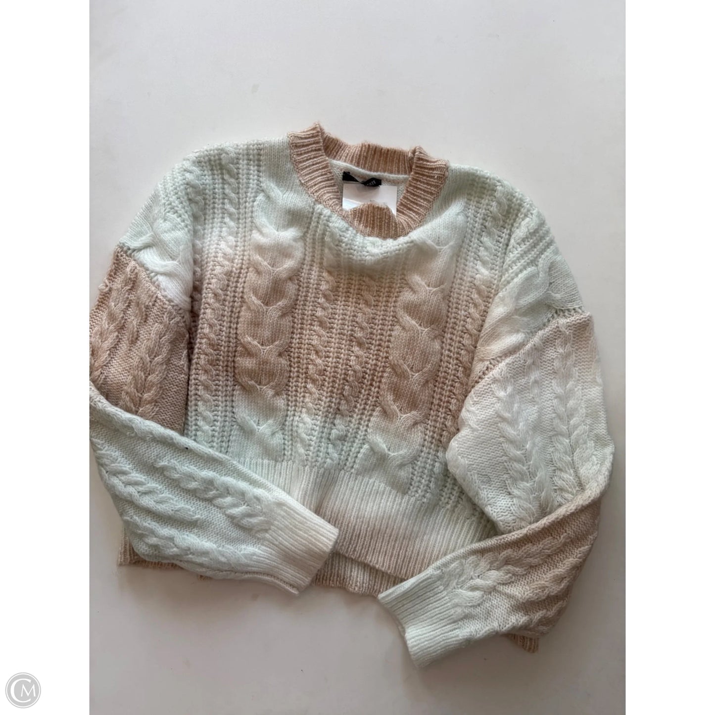 Sweater By Love Tree In Cream, Size: L