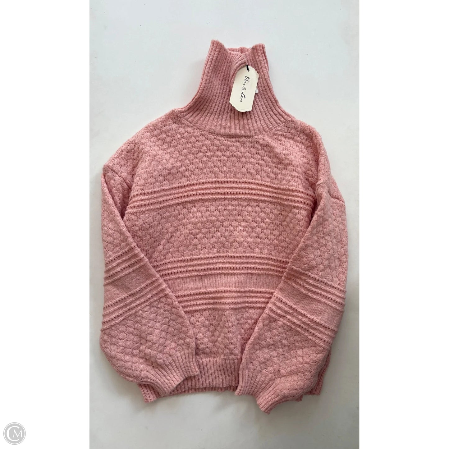 Sweater By vine and love In Pink, Size: L