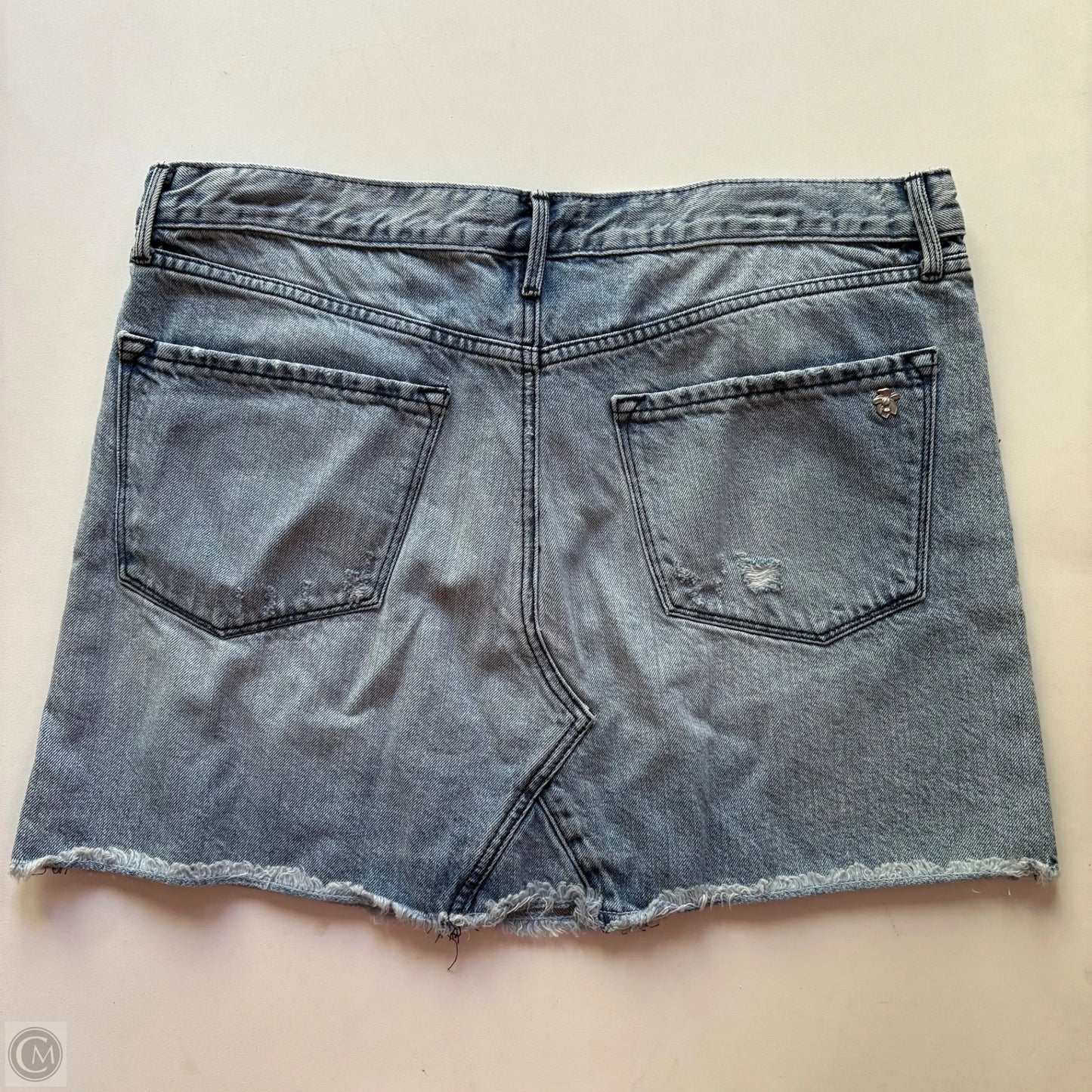 Skirt Mini & Short By Black Orchid In Blue, Size: M