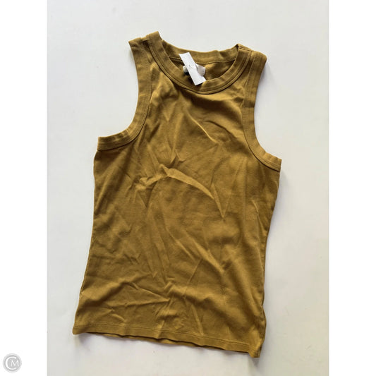 Tank Top By Madewell In Yellow, Size: S