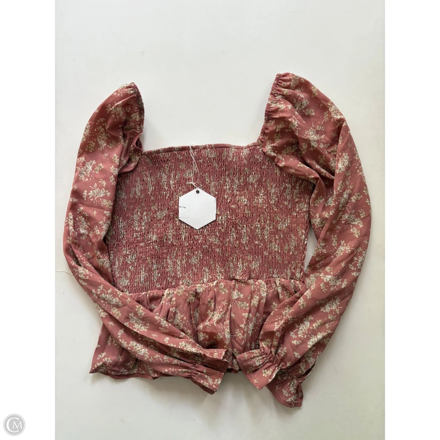 Blouse Long Sleeve By Paper Crane In Floral Print, Size: S