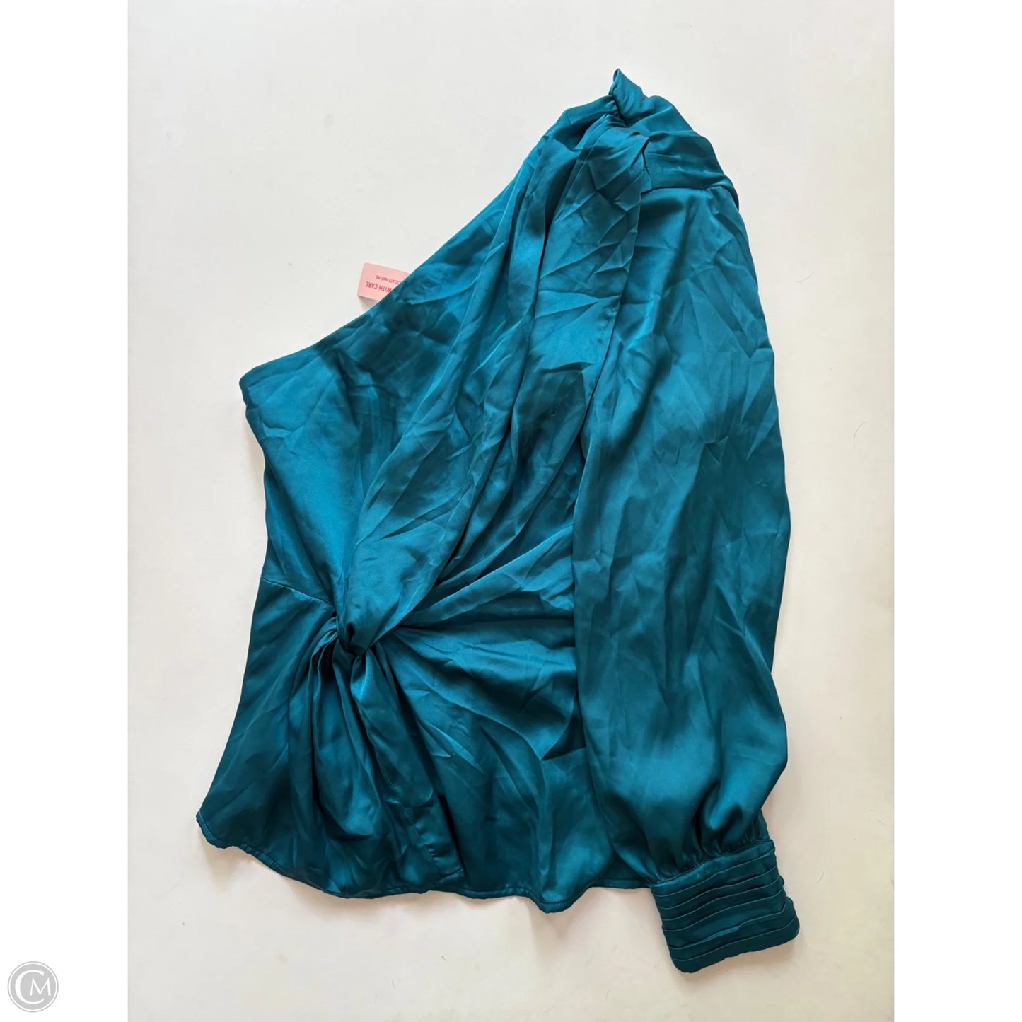 Blouse Long Sleeve By Dress Forum In Blue, Size: S