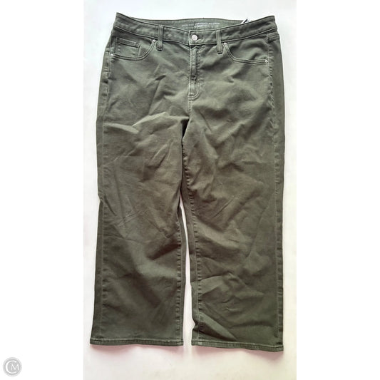 Jeans Straight By Chicos In Green, Size: 16