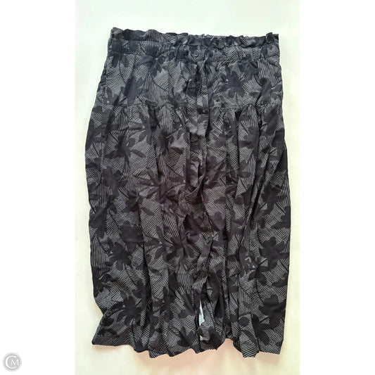 Skirt Midi By Universal Thread In Black, Size: Xl