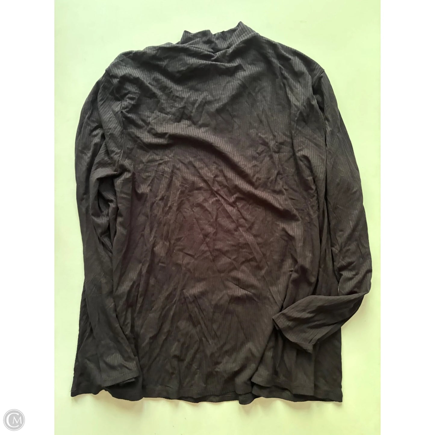 Blouse Long Sleeve By Old Navy In Black, Size: Xl