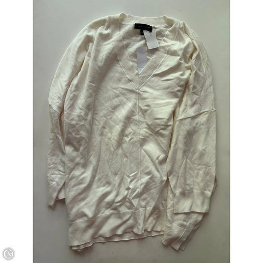 Sweater By Ann Taylor In Cream, Size: Xl