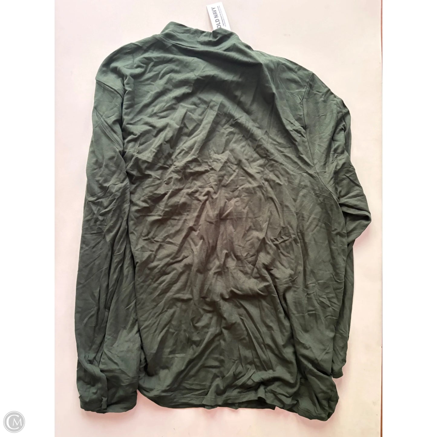 Blouse Long Sleeve By Old Navy In Green, Size: Xl