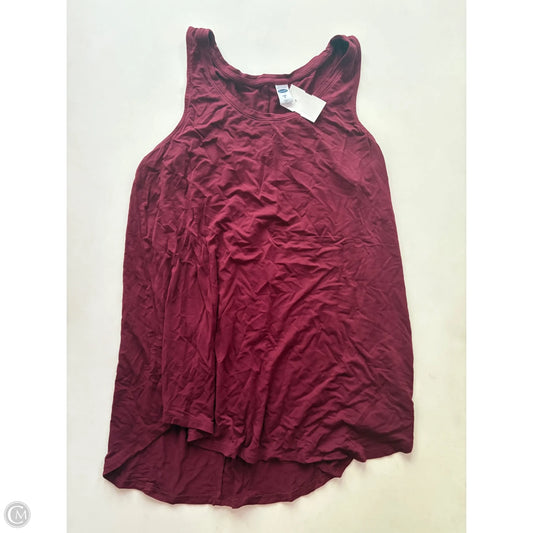 Tank Top By Old Navy In Maroon, Size: S