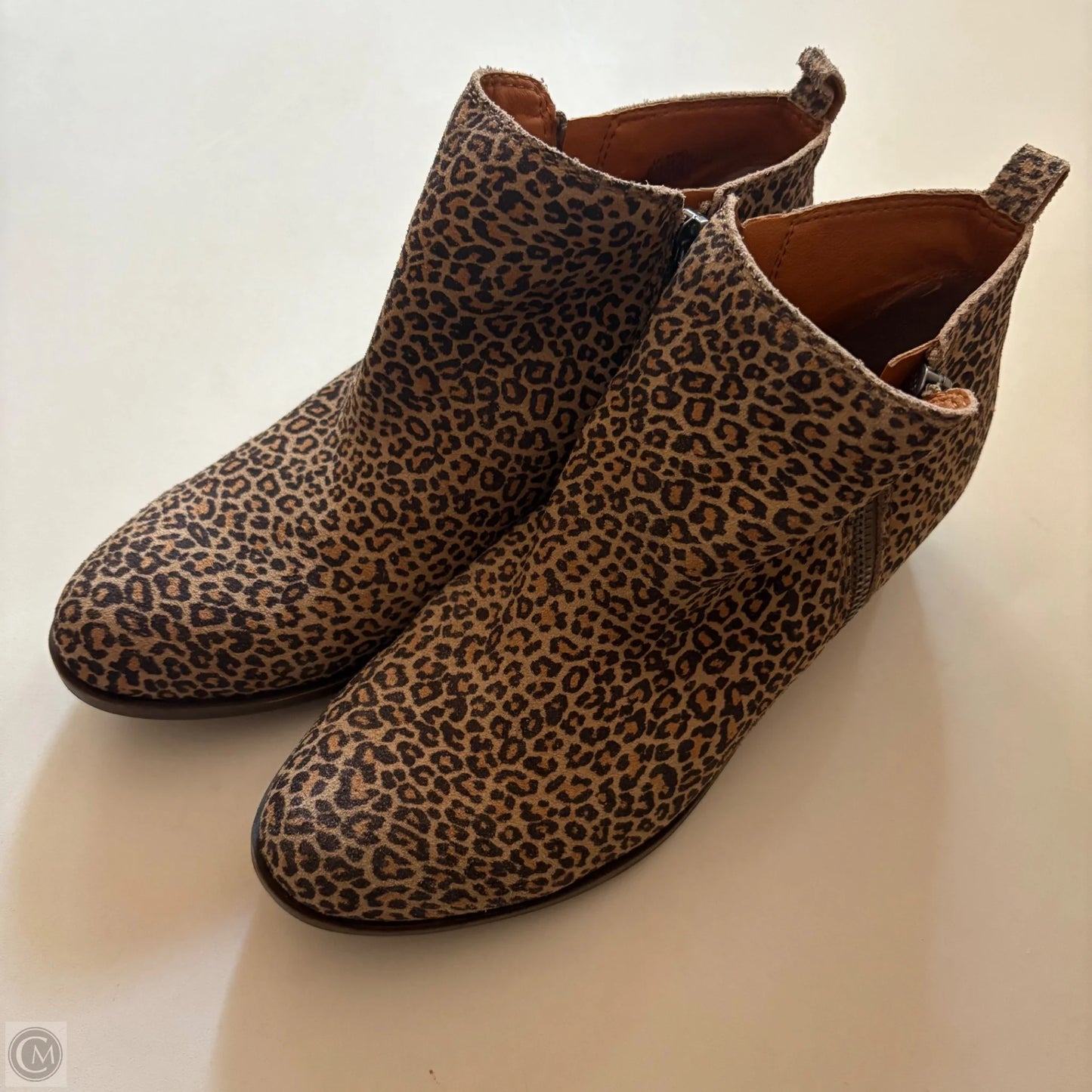 Shoes Heels Block By Lucky Brand In Leopard Print, Size: 8.5