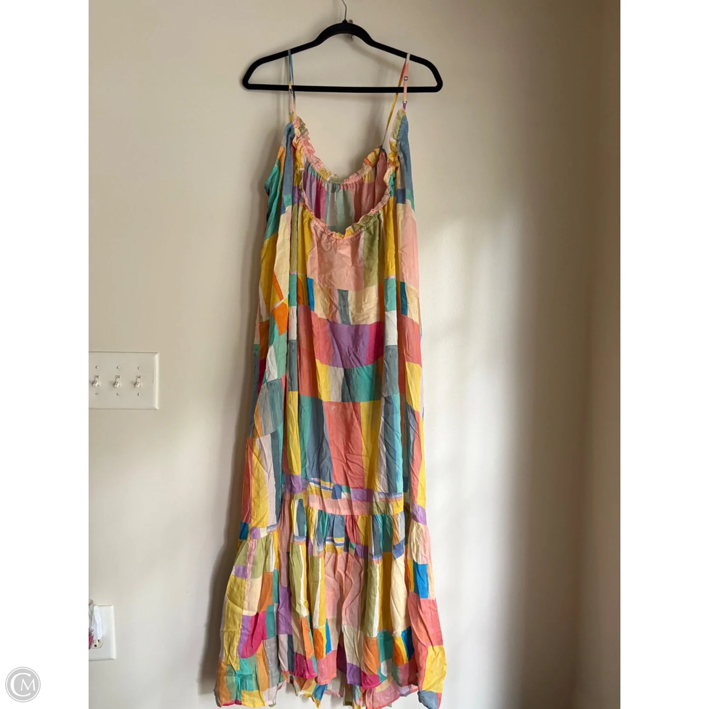 Dress Casual Midi By Anthropologie In Multi-colored, Size: 1x