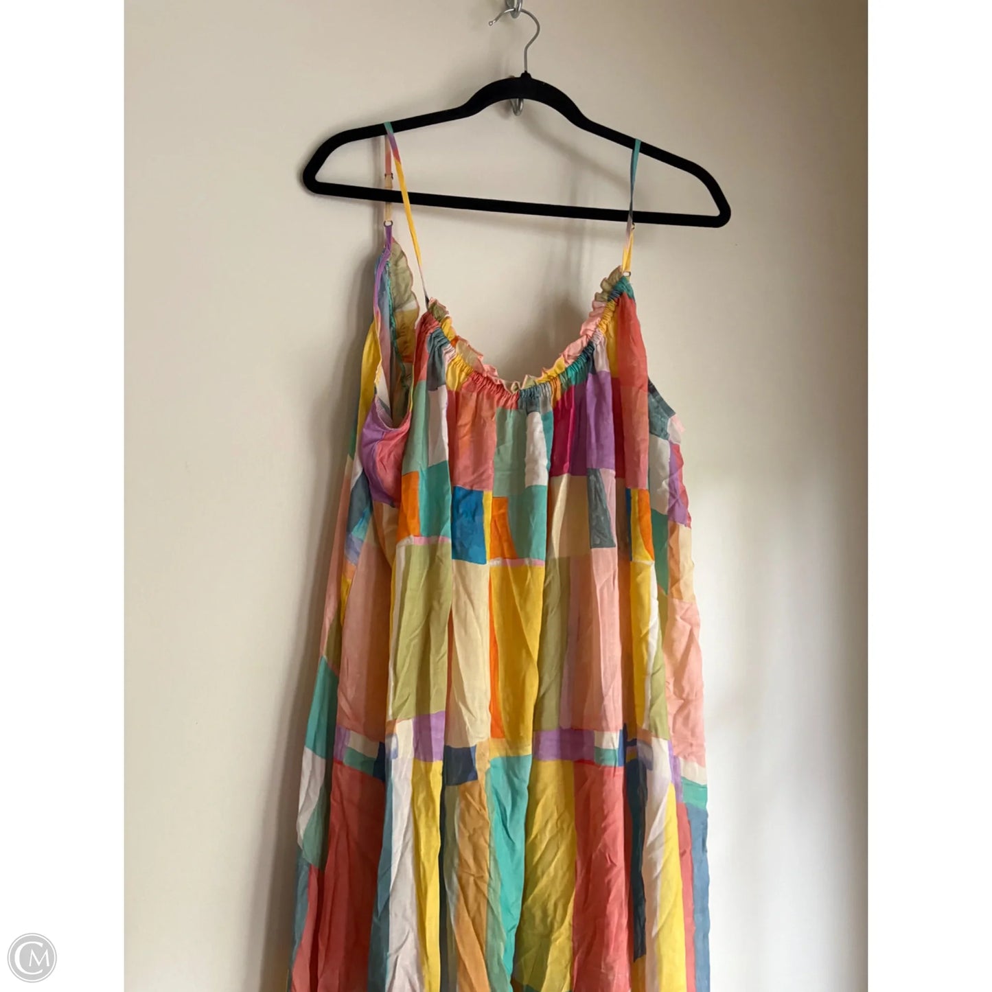 Dress Casual Midi By Anthropologie In Multi-colored, Size: 1x