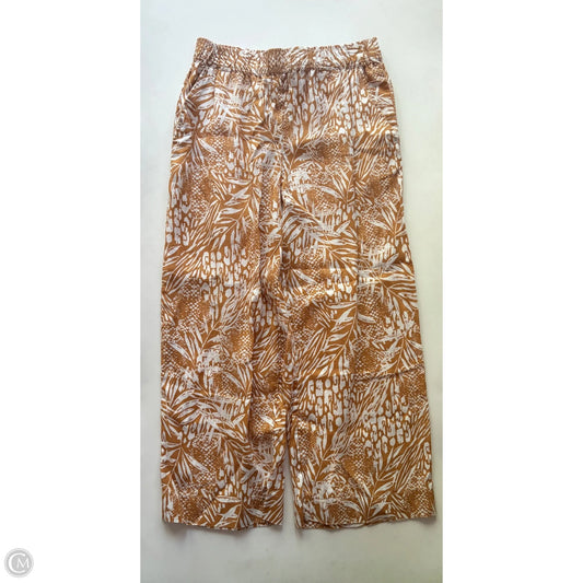 Pants Linen By Christian Siriano In Orange, Size: M