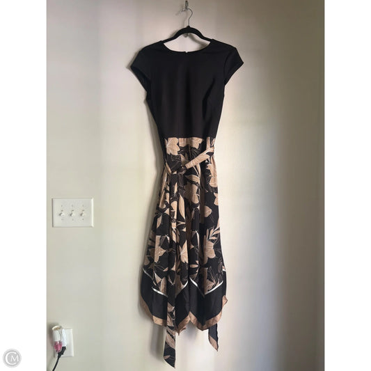 Dress Casual Midi By White House Black Market In Black, Size: 10