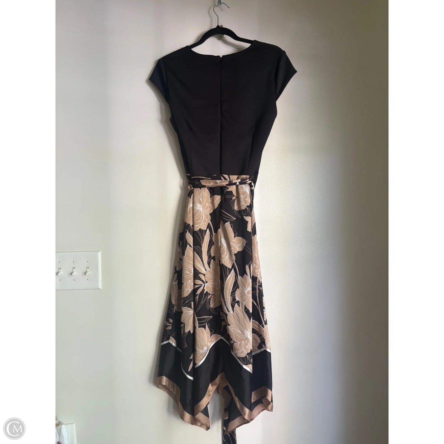 Dress Casual Midi By White House Black Market In Black, Size: 10