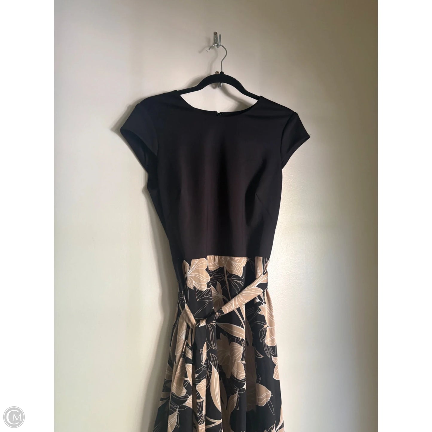 Dress Casual Midi By White House Black Market In Black, Size: 10