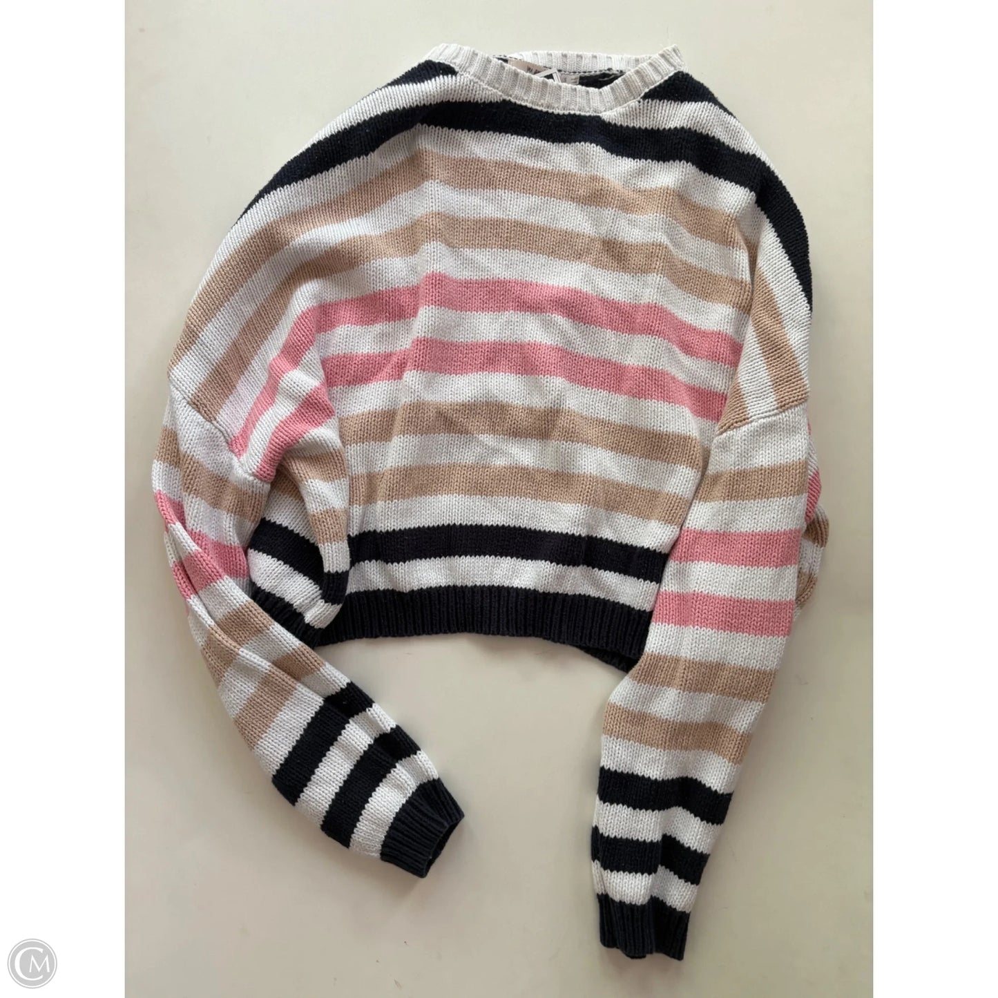 Sweater By Mi Ami In Striped Pattern, Size: S