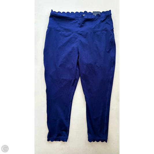 Athletic Leggings By Crown And Ivy In Blue, Size: Xl