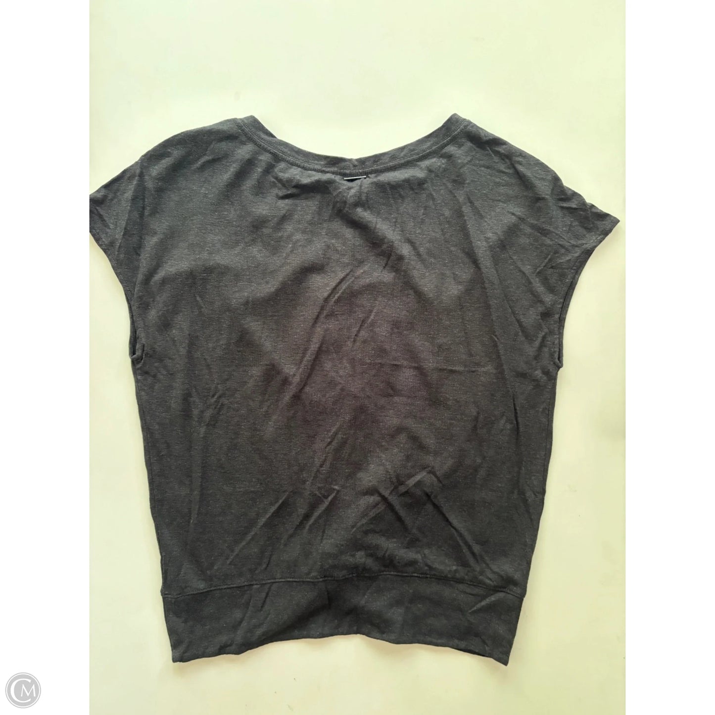 Athletic Top Short Sleeve By Prana In Black, Size: S