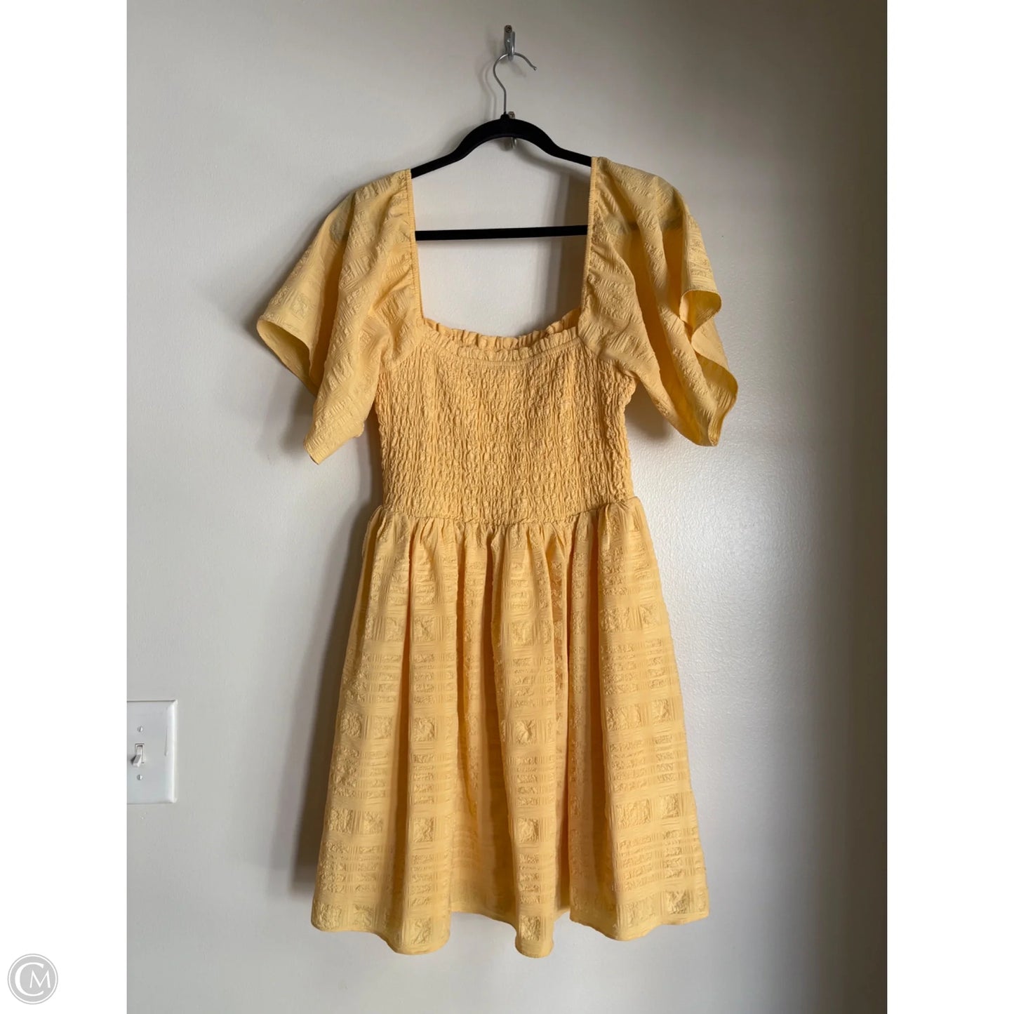 Dress Casual Midi By Mittoshop In Yellow, Size: L