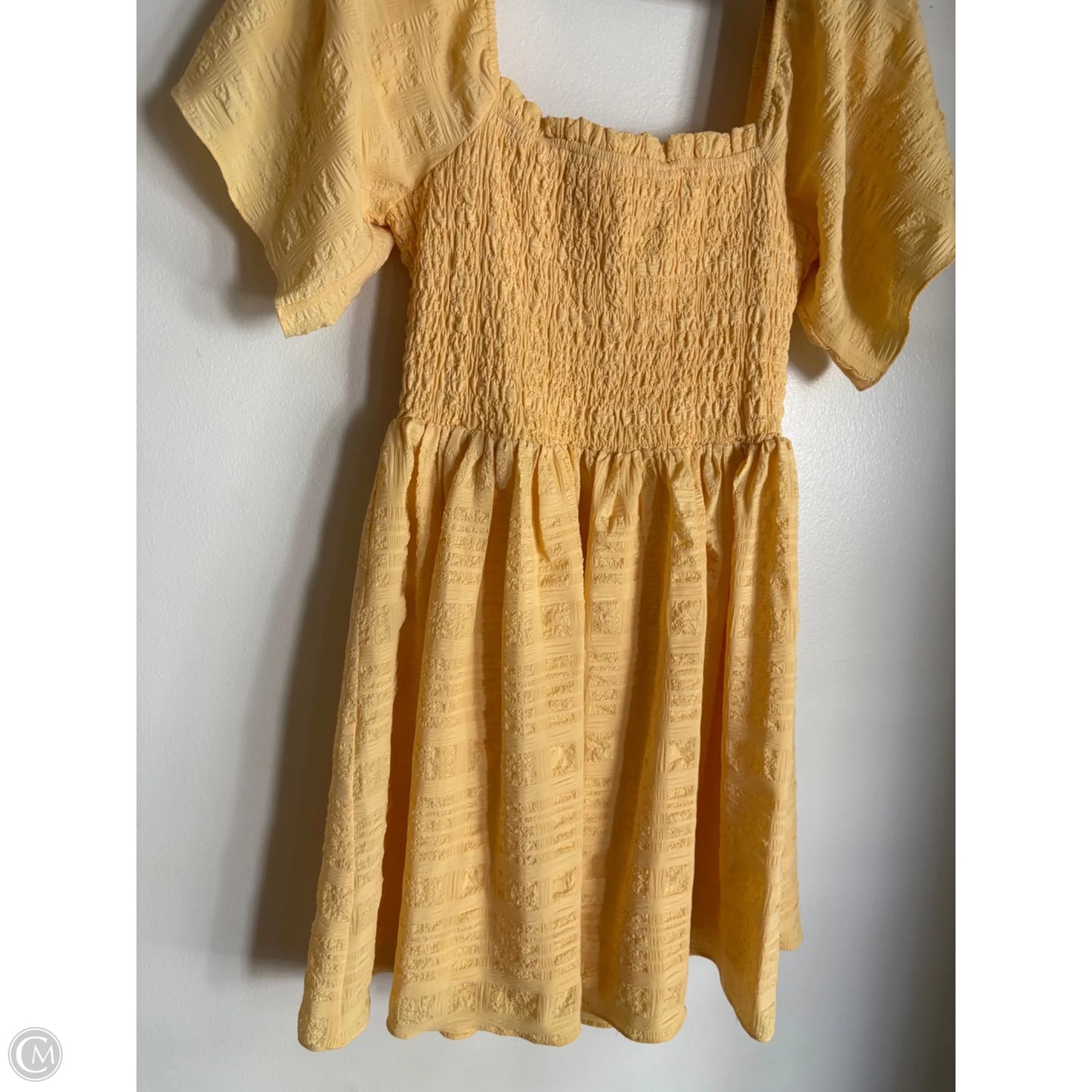 Dress Casual Midi By Mittoshop In Yellow, Size: L