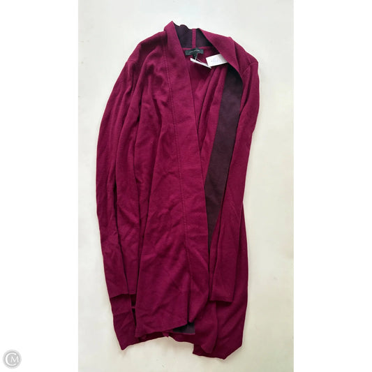 Cardigan By Ann Taylor In Purple, Size: Xl