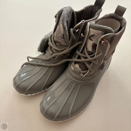 Boots Combat By Tommy Hilfiger In Grey, Size: 8