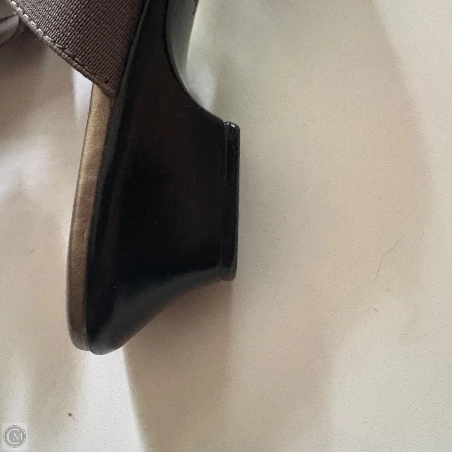Sandals Heels Block By Karen Scott In Silver, Size: 8