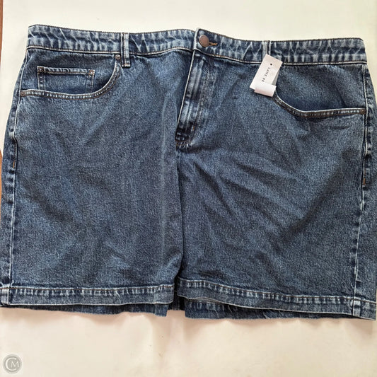 Skirt Mini & Short By Lane Bryant In Blue, Size: 24
