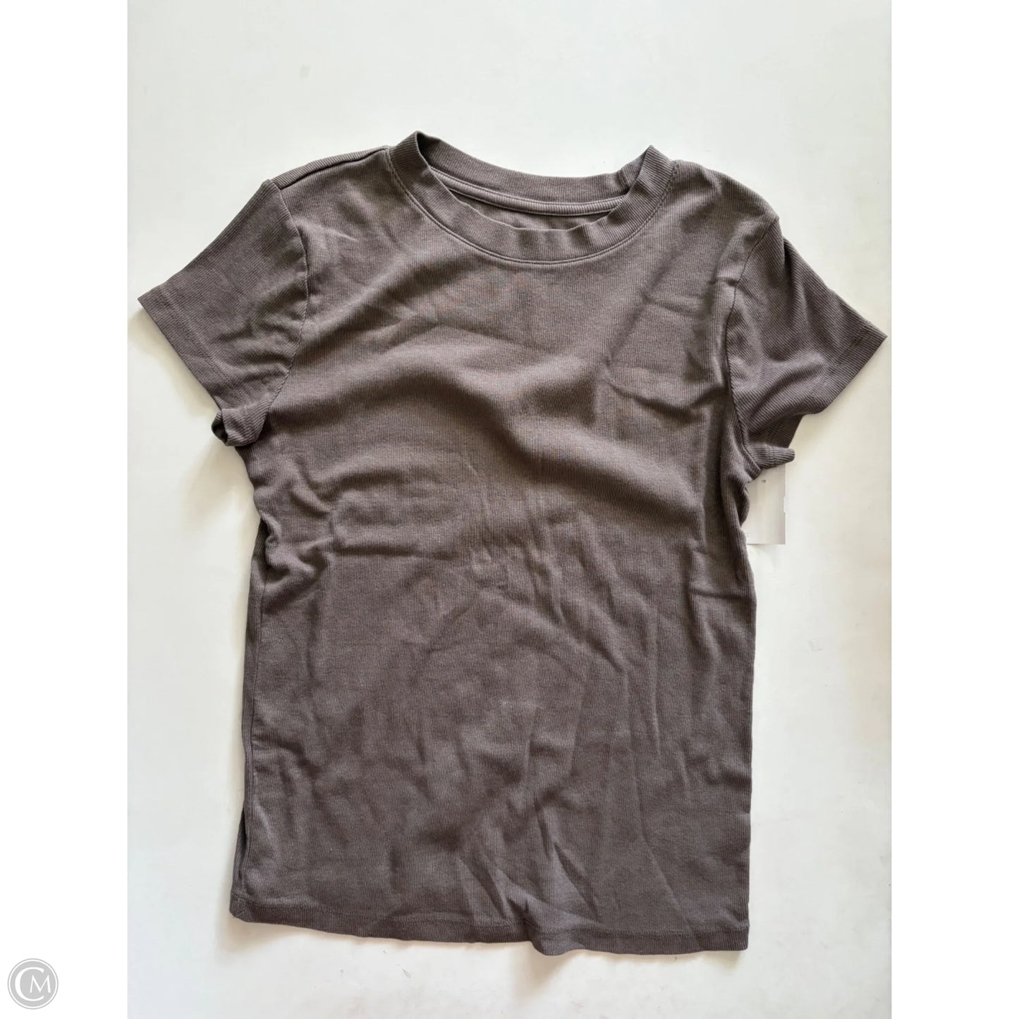 Blouse Short Sleeve By A New Day In Brown, Size: M