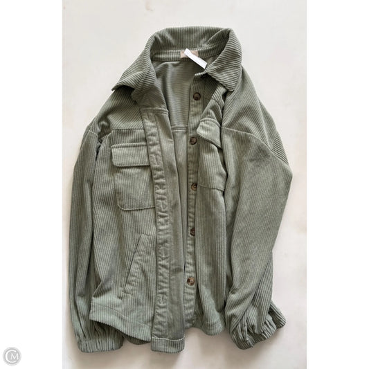 Jacket Moto By ott In Green, Size: M