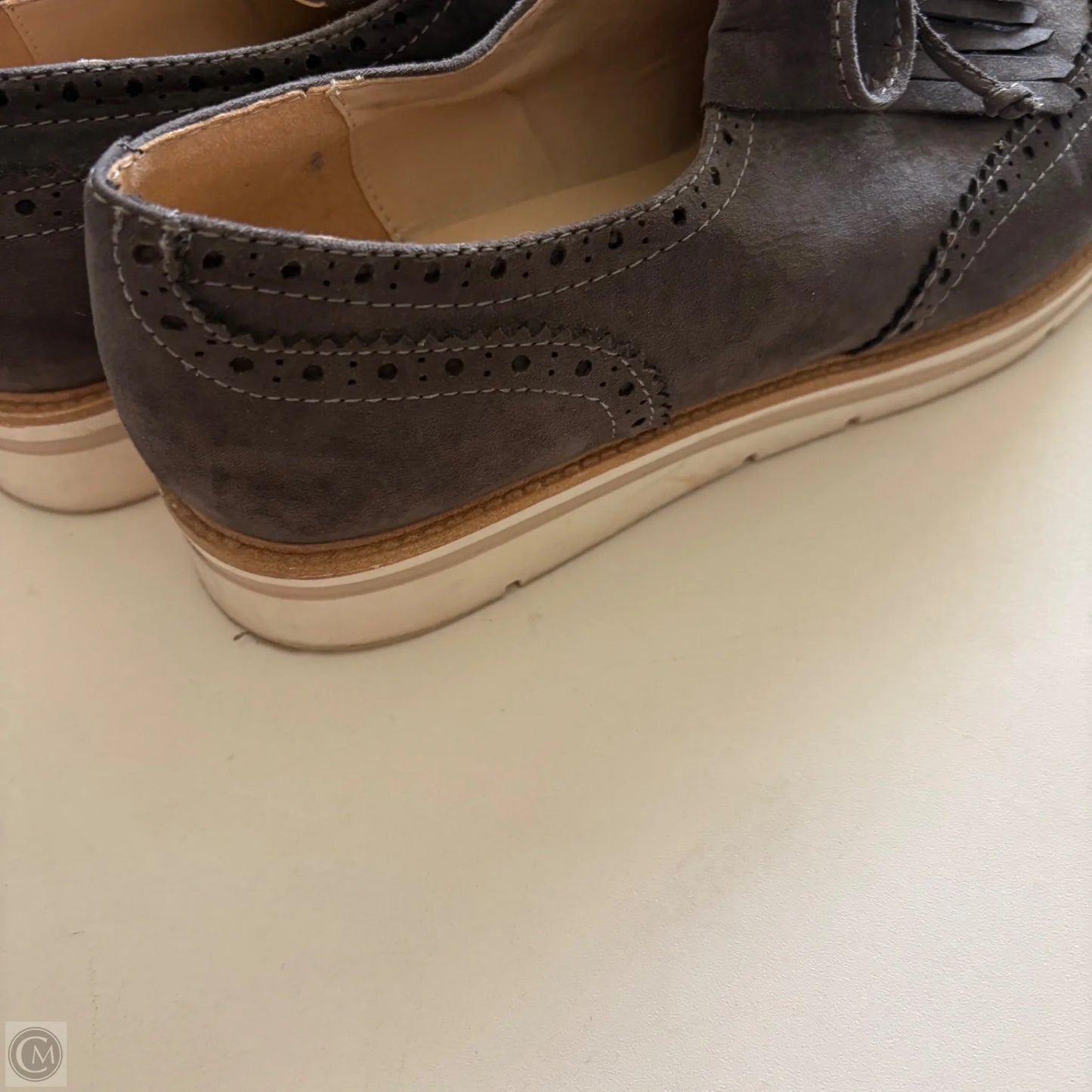 Shoes Flats By Limelight In Grey, Size: 9
